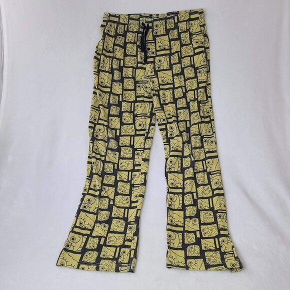SpongeBob SquarePants Women's Pajama Pants XL Yellow - Picture 2 of 8